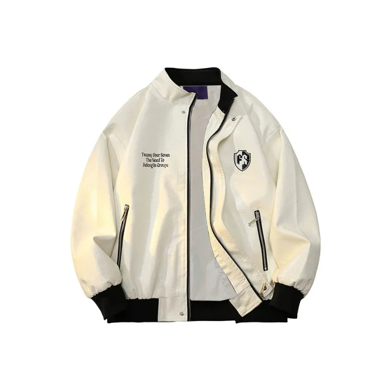 FAX FOR FMACM Leather Jacket Unisex-0
