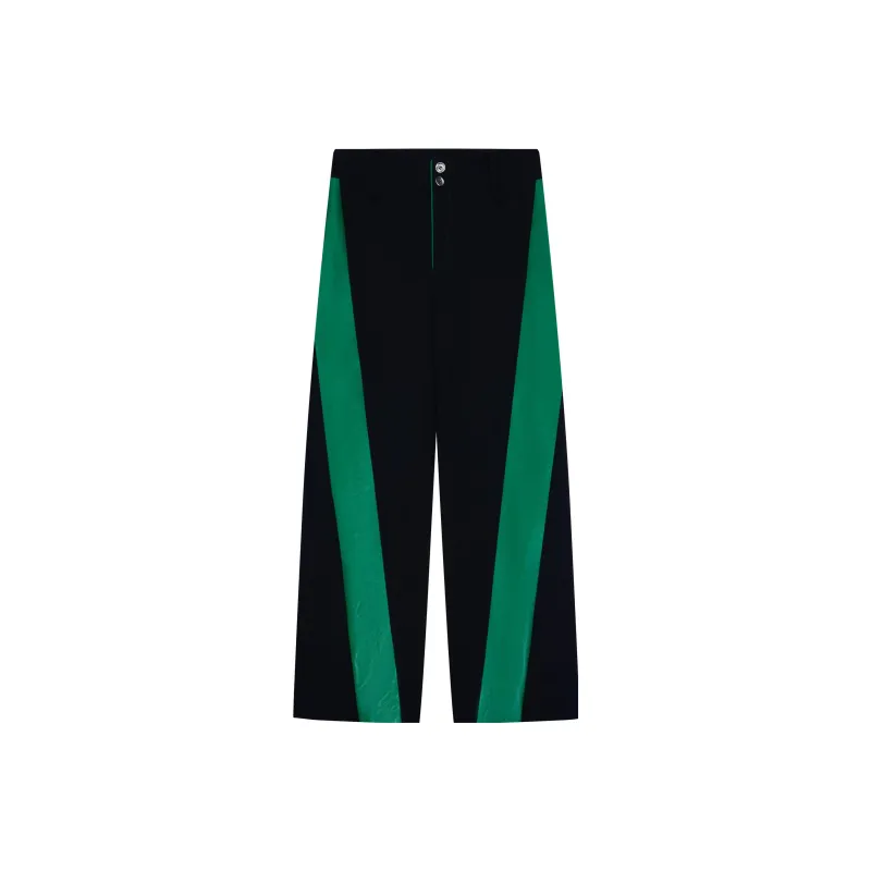 TIWILLTANG Casual Pants Men Black Green-0