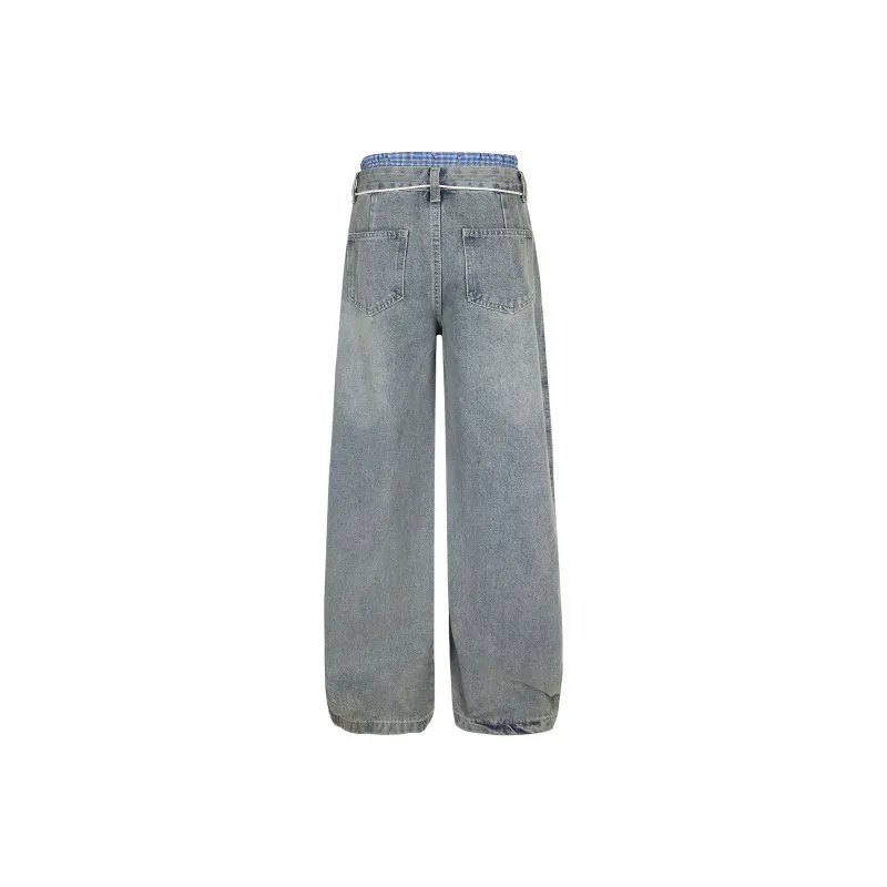 Xmithie Straight Fit Jeans Unisex Blue-2