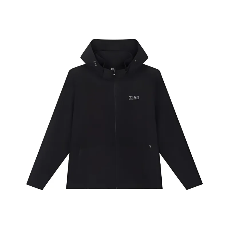 361° Trench Coat Men's Super Black-0