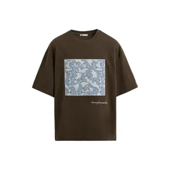 ZARA T Shirts Men Brown