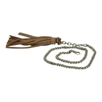 GUCCI Leather, Metal Waist Chains Women's Brown 