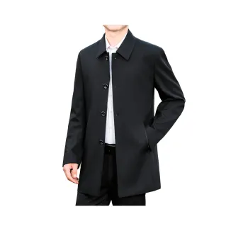 KAISER Trench Coats Men Black