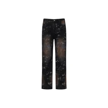 GTRG Jeans Unisex Dirty Mud Black