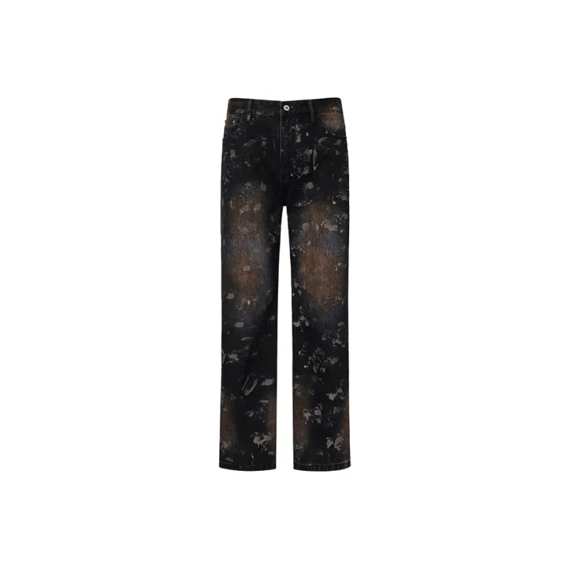 GTRG Jeans Unisex Dirty Mud Black-0