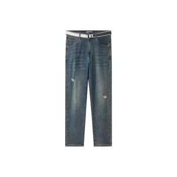 HLA Power Young Series Jeans Men's Blue Gray Denim Gradient