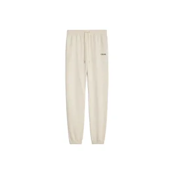 CELINE SS24 Knitted Sports Pants Men's Beige