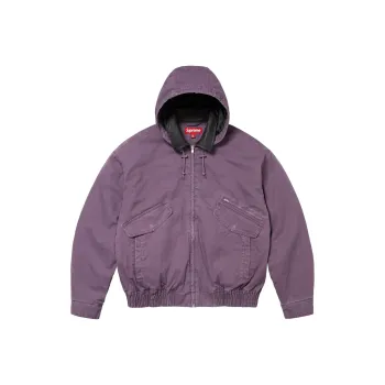 Supreme Leather Collar Utility Jacket FW24