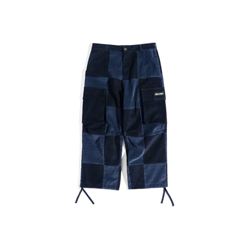 PHANTACI Casual Pants Men Blue-0