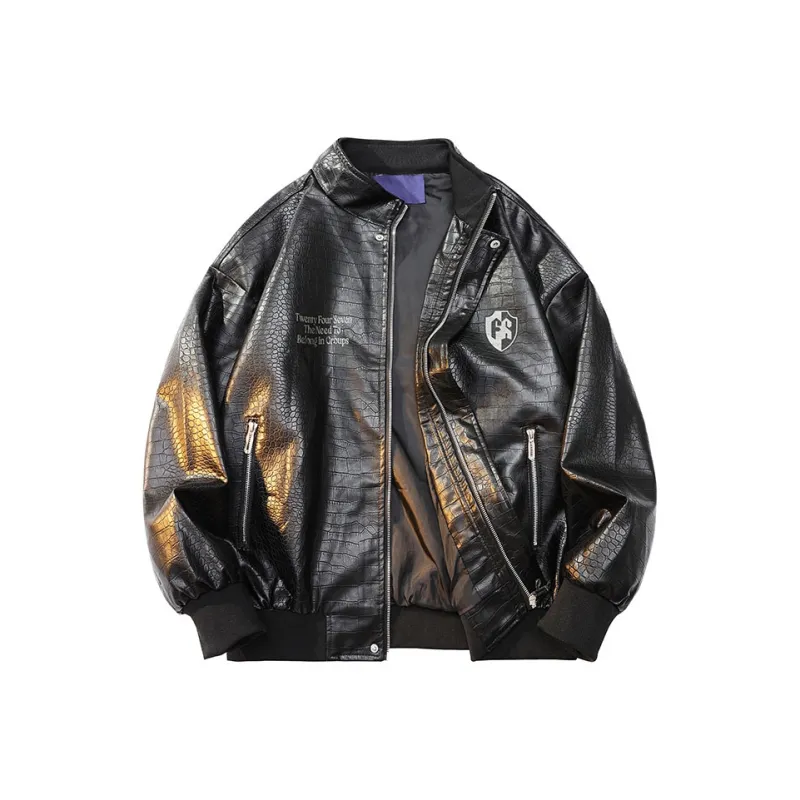 FAX FOR FMACM Leather Jacket Unisex-2