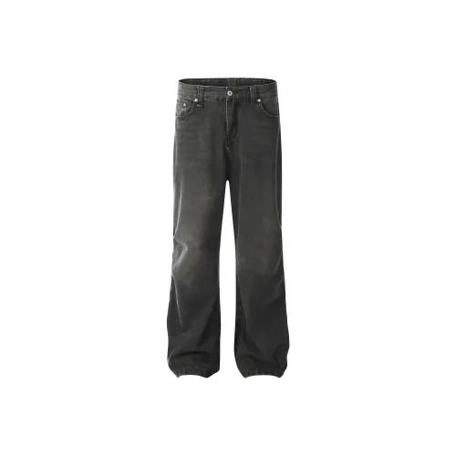 GBXM Jeans Unisex Gray Green