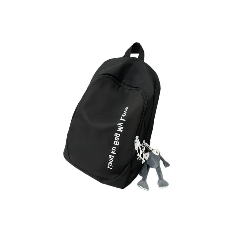 DJ.SPIRIT Nylon Backpack Unisex Gray/Black-2