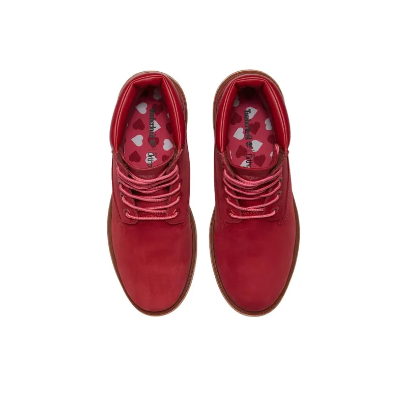 Timberland Linden Woods 6 Ankle Boots Women's Red-3