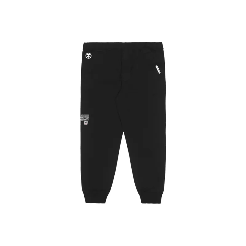 Aape Logo appliqué Cotton Track Pants-2