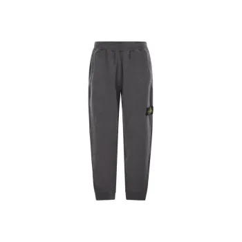 STONE ISLAND Logo Patch Tapered Leg Sweatpants