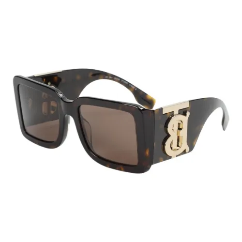 Burberry Acetate Square Sunglasses Men's Brown