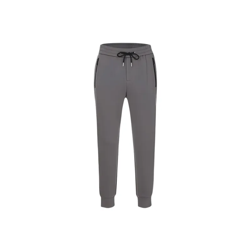 BRAUN BUFFEL Knitted Sports Pants Men's Gray-0