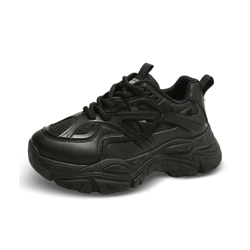 Gai Renpu Abrasion Resistant Breathable Height Increasing Low Top Chunky Sneakers Unisex-4