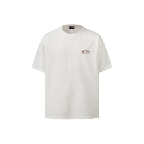SALOMON UNI T Shirt Unisex Ecru