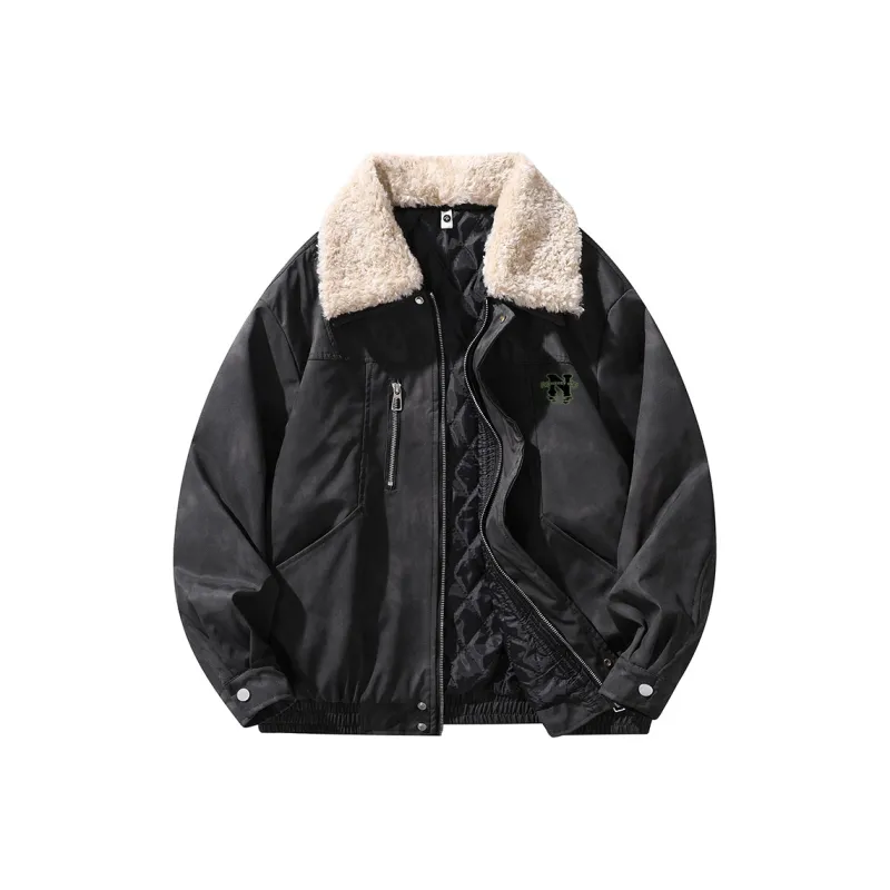 Qnxeey Leather Jackets Unisex-0