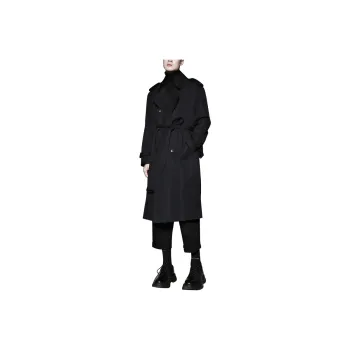 RAYSHOW Trench Coats Men