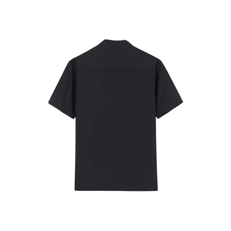 DAVID NAMAN Shirt Men's Navy Blue-1