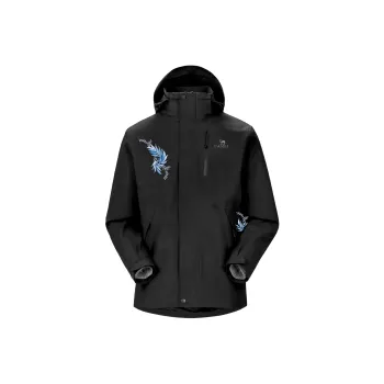 CAMEL All weather Waterproof And Warm Windbreaker Jacket Unisex Black