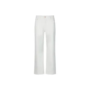 GTRG Jeans Unisex Cotton Wood White