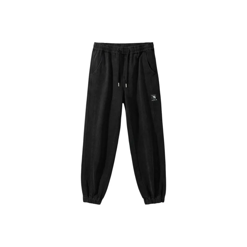 FAIRWHALE Jeans Men's Pure Black-0