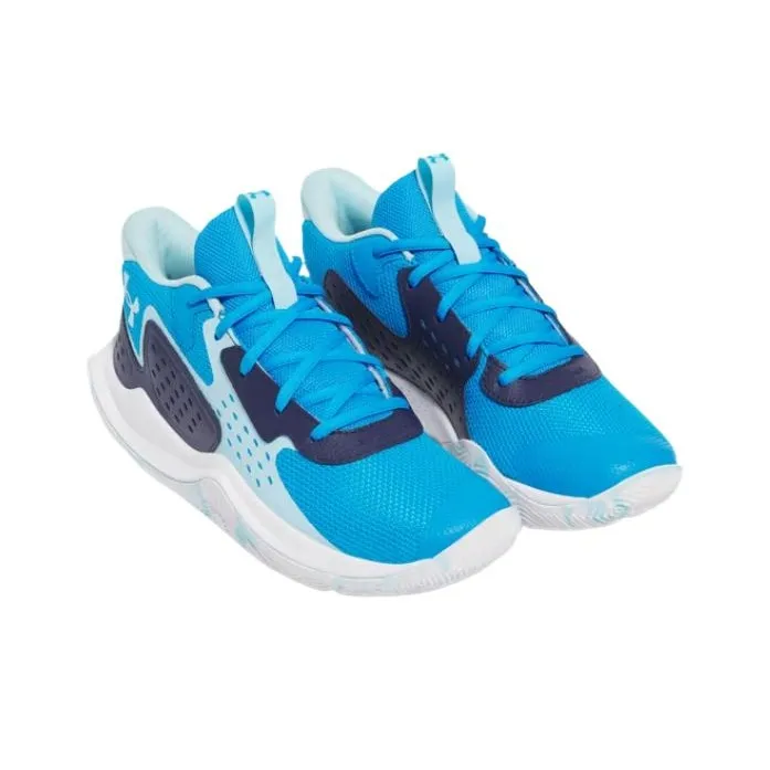 Under Armour Jet '23 Cushioning, Slip Resistant, And Abrasion Resistant Low Top Basketball Shoes Unisex Blue-3