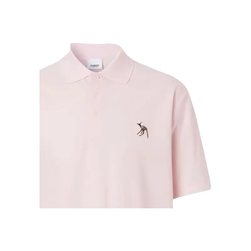 Burberry Polo Shirts Men Pink-3