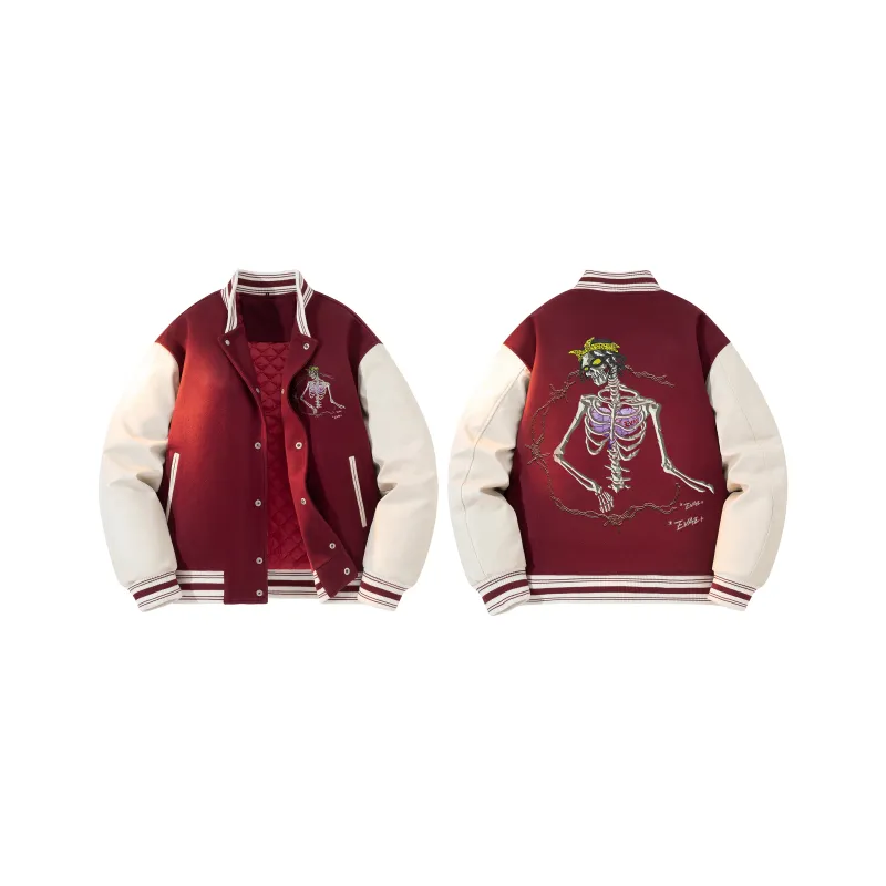 *EVAE+MOB Dreadlocks Series Baseball Jacket Unisex-9