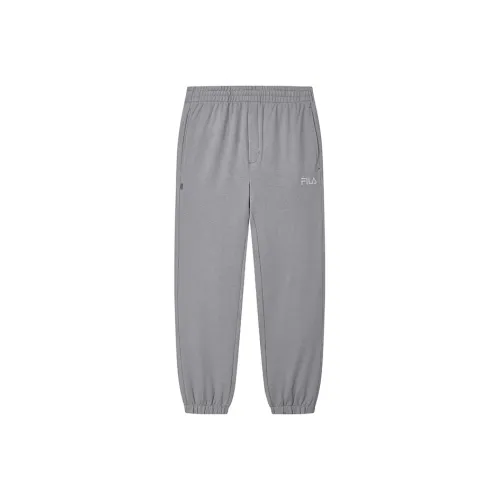 FILA Knitted Sweatpants Men Cloudy Dora Gray