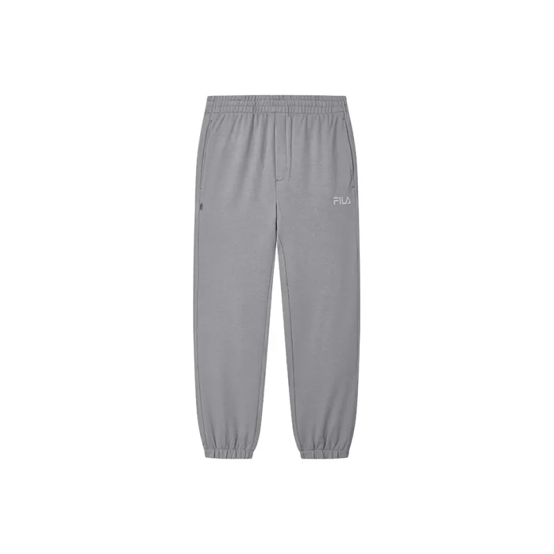 FILA Knitted Sweatpants Men Cloudy Dora Gray-0