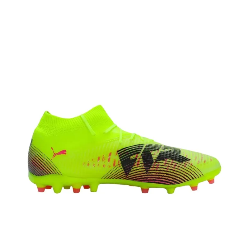 PUMA FUTURE 8 PRO Anti Slip Wear Resistant Soccer Shoes Unisex Yellow-1