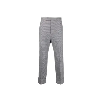 THOM BROWNE· Casual Pants Men's Black White
