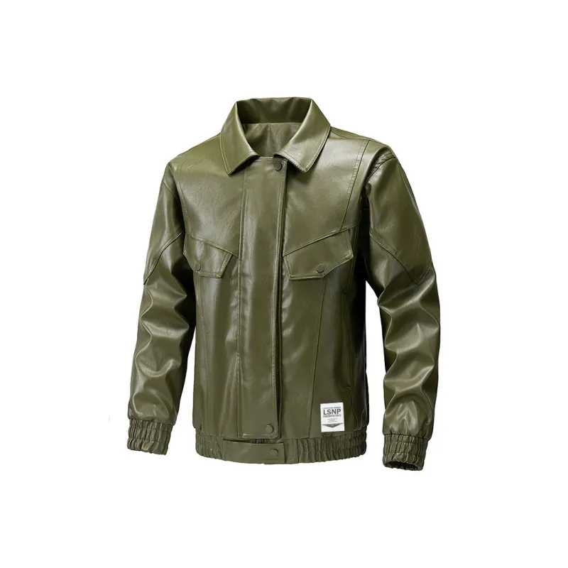 LISENPOK Leather Jackets Unisex-4