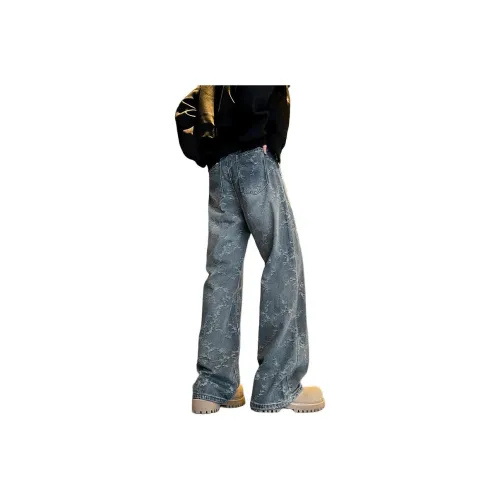 Fingercroxx Jeans Unisex Blue