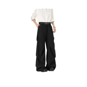 Fakeyoung Casual Pants Unisex Black