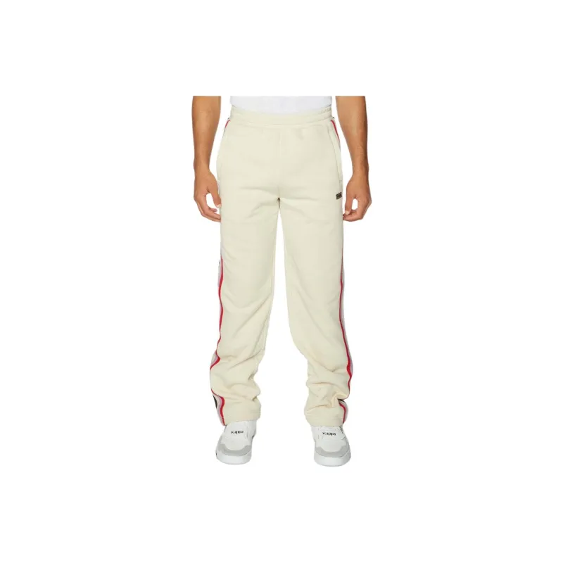 Kappa Knitted Sports Pants Men's Beige-0