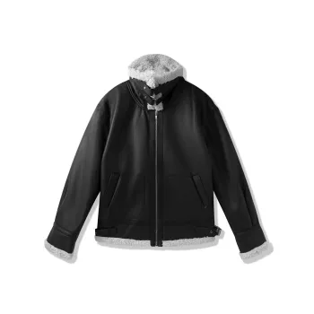 DKPD Leather Jacket Unisex Black