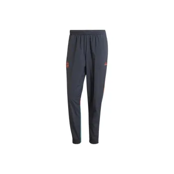 Adidas FC Bayern SEASONAL TRACK TRACKSUIT BOTTOMS Knitted Sports Pants Men's Gray