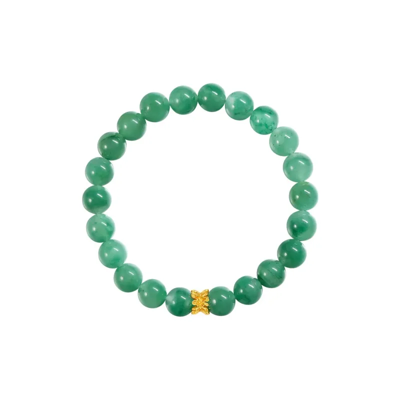 JINGUIFU Natural African Emerald Bracelets Women's-2