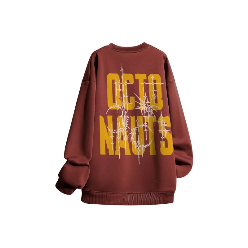 Small Columns Under The Sea Sweatshirt Unisex White-9