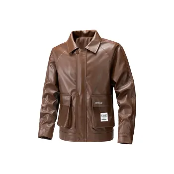 LISENPOK Leather Jackets Unisex