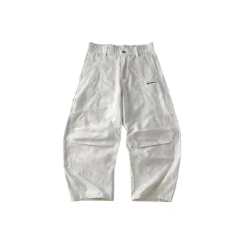 FAIRWHALE Casual Pants Unisex White