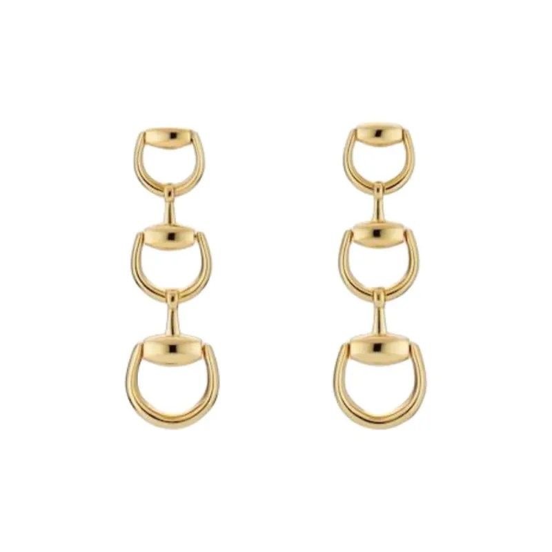 GUCCI 18K Gold Earrings Women's Gold-0