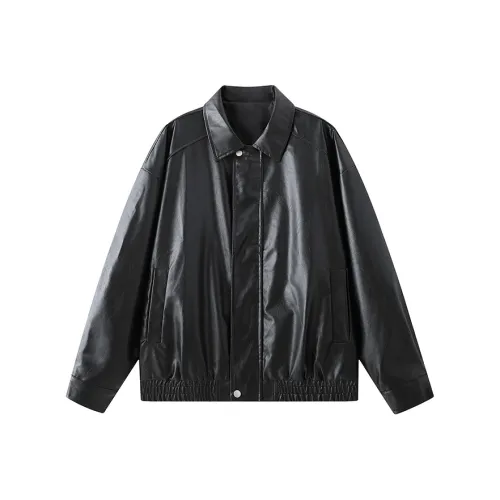 GROW DATE Leather Jacket Unisex