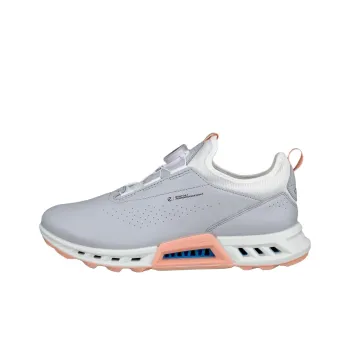 Ecco Waterproof And Breathable Low Top Golf Shoes Women's Concrete Gray