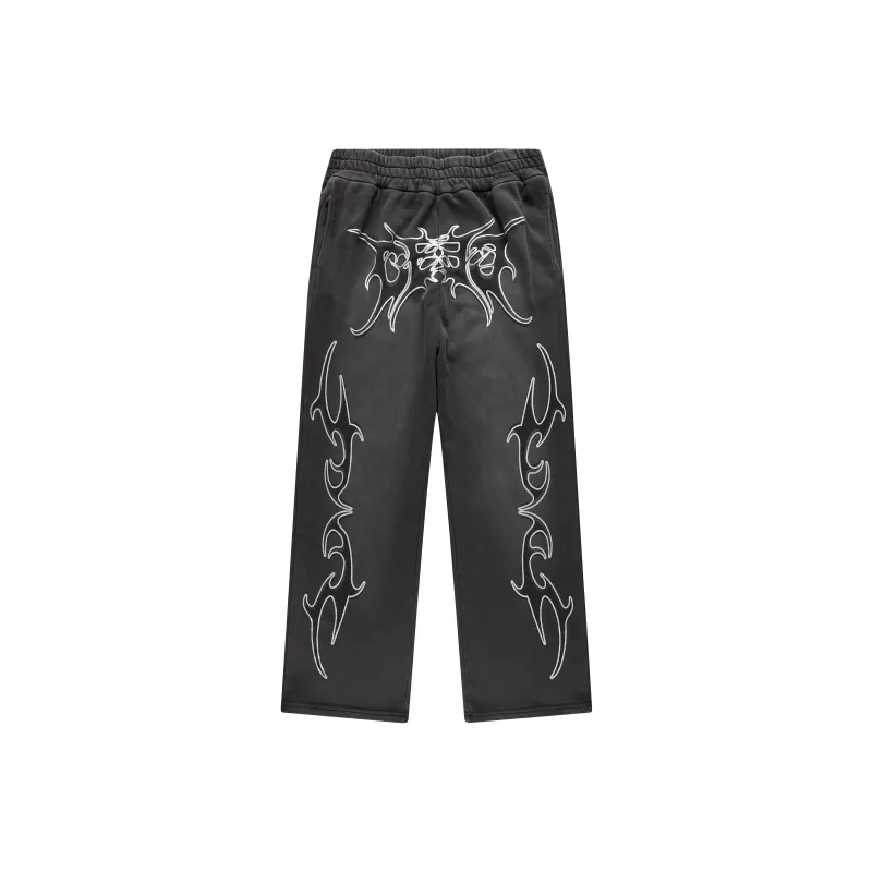 CEEC LA 24FW Knitted Sports Pants Unisex Dark Gray-0